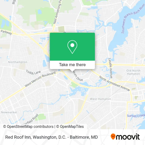 Red Roof Inn map