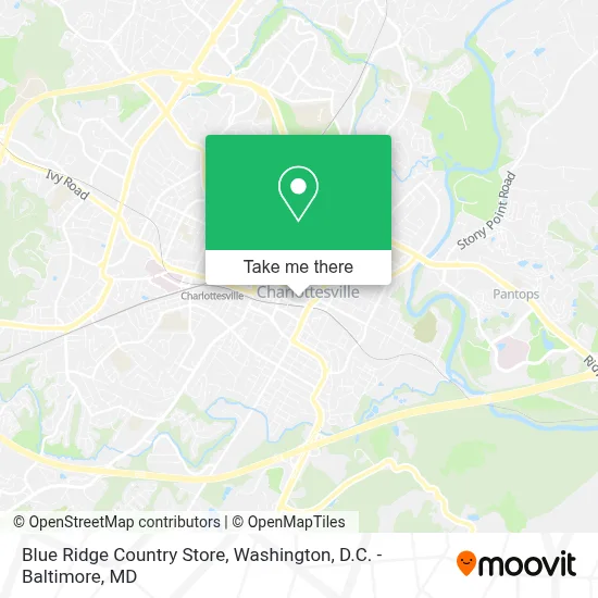 Blue Ridge Country Store map