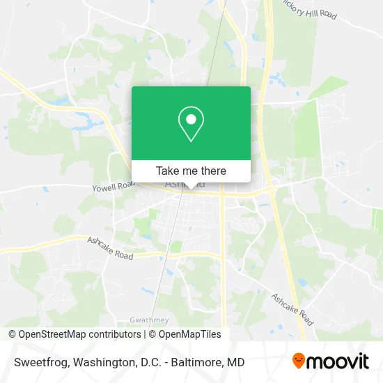 Sweetfrog map