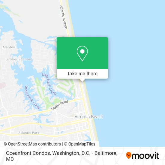 Oceanfront Condos map