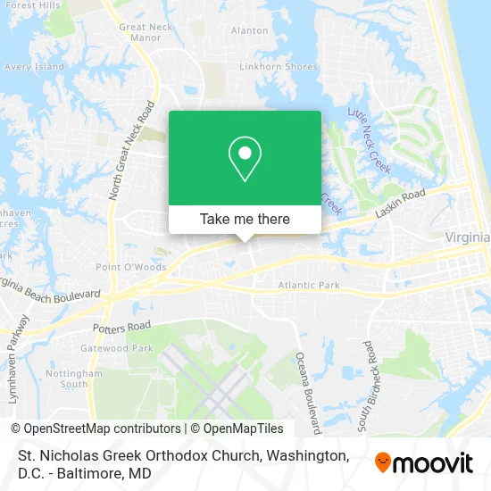 St. Nicholas Greek Orthodox Church map