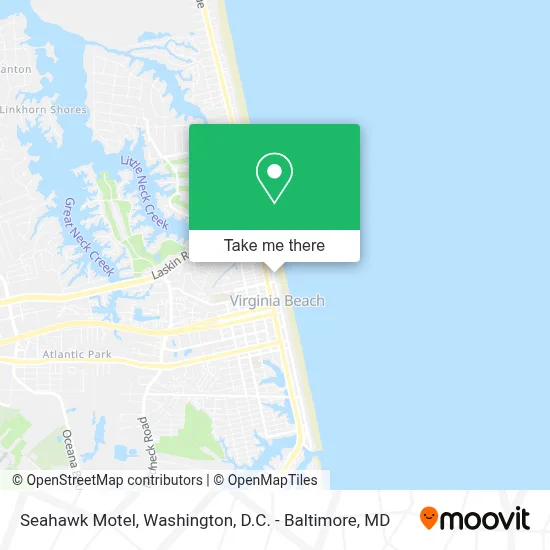 Seahawk Motel map