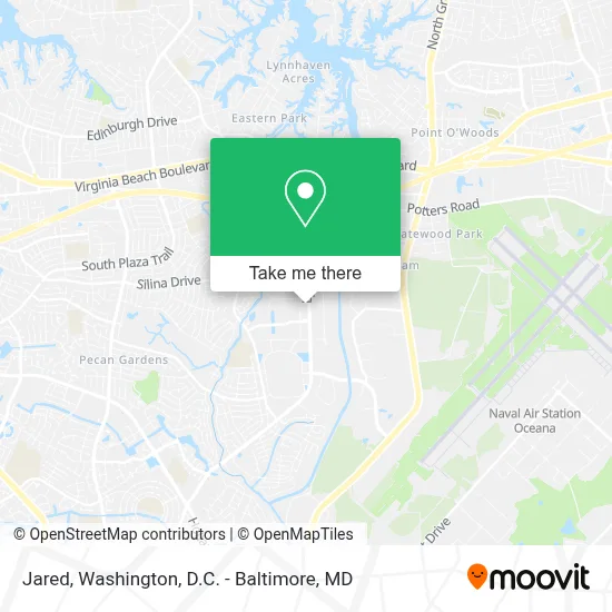 Jared map