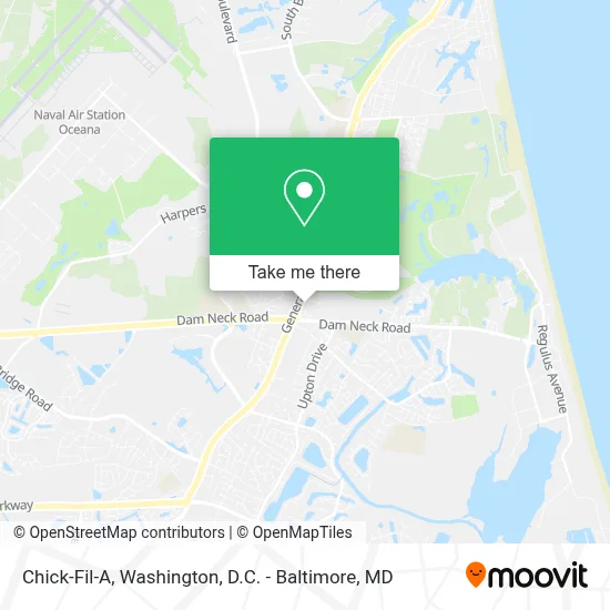 Chick-Fil-A map