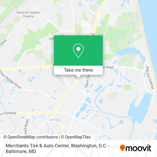 Merchants Tire & Auto Center map
