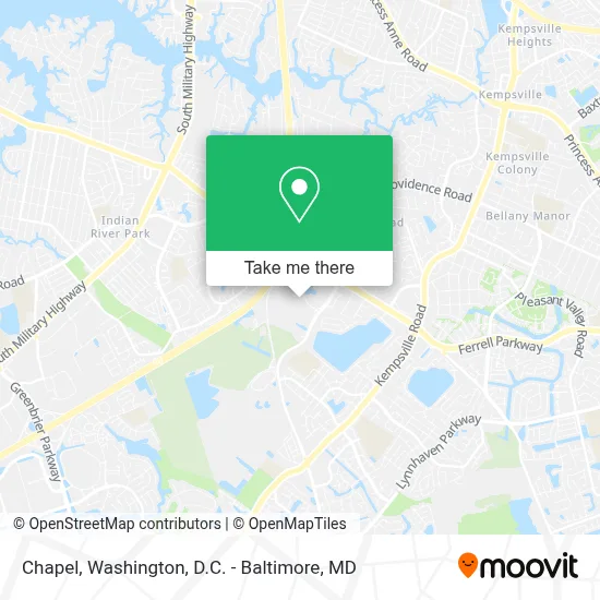 Chapel map