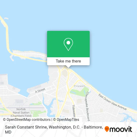 Sarah Constant Shrine map
