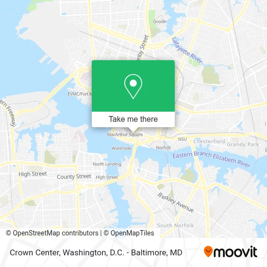 Crown Center map