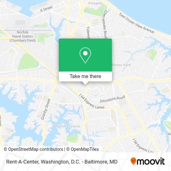 Rent-A-Center map