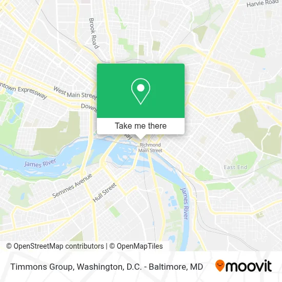 Timmons Group map