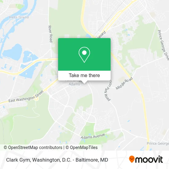 Clark Gym map
