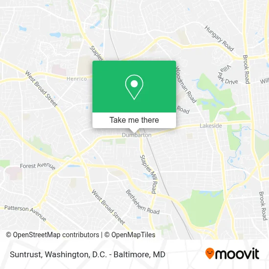 Suntrust map
