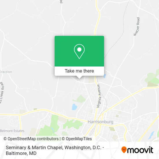 Seminary & Martin Chapel map