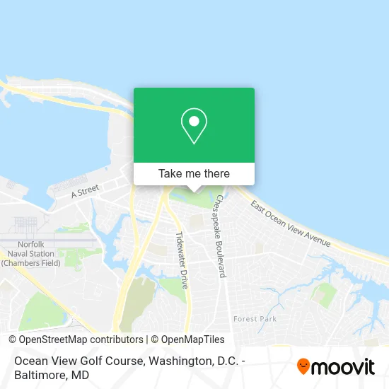 Ocean View Golf Course map