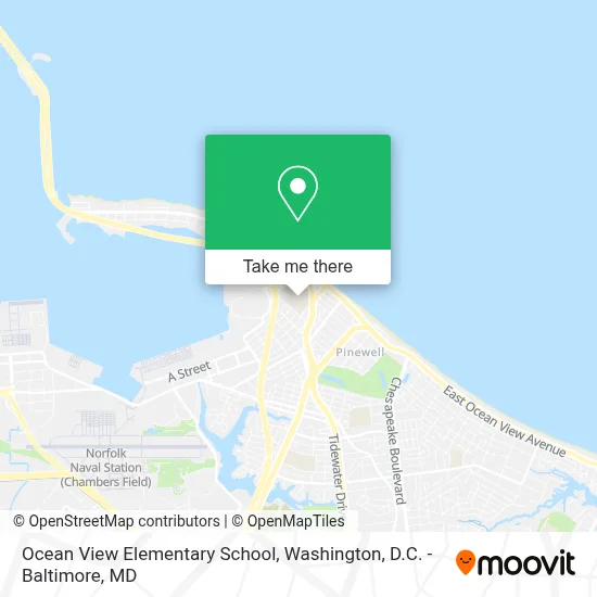 Ocean View Elementary School map