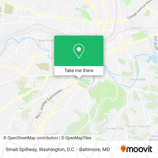 Small Spillway map