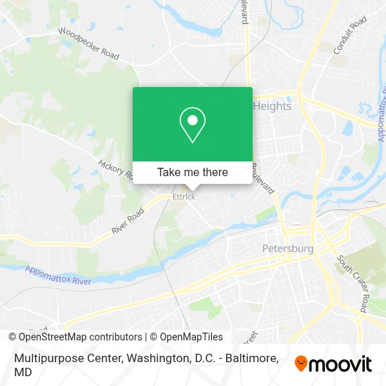 Multipurpose Center map