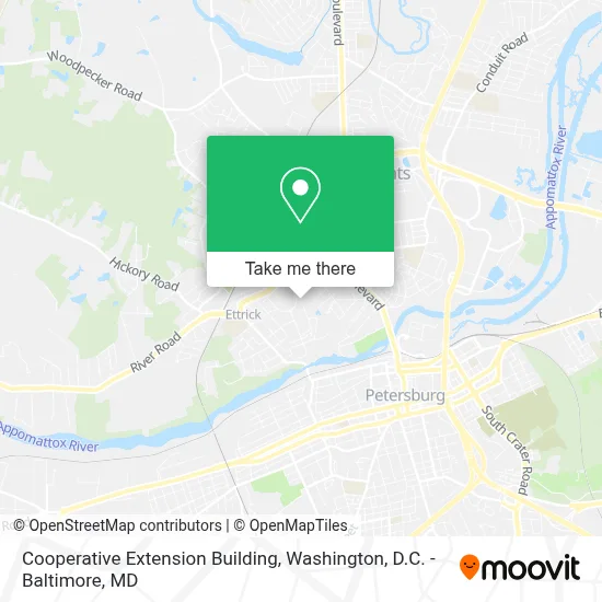 Cooperative Extension Building map