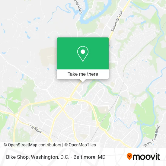 Bike Shop map