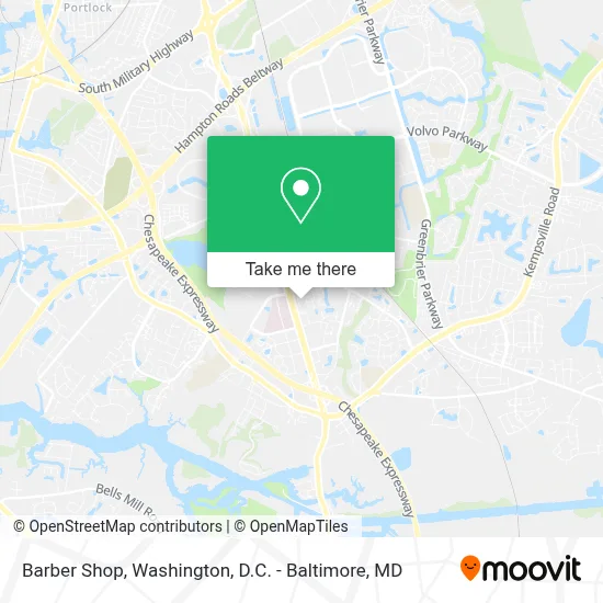 Barber Shop map