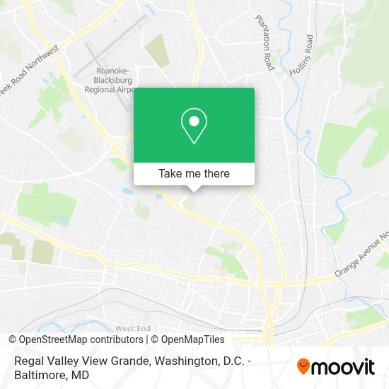 Regal Valley View Grande map