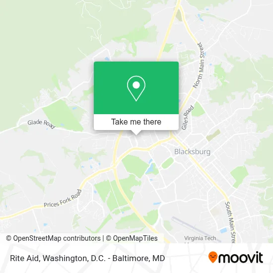 Rite Aid map