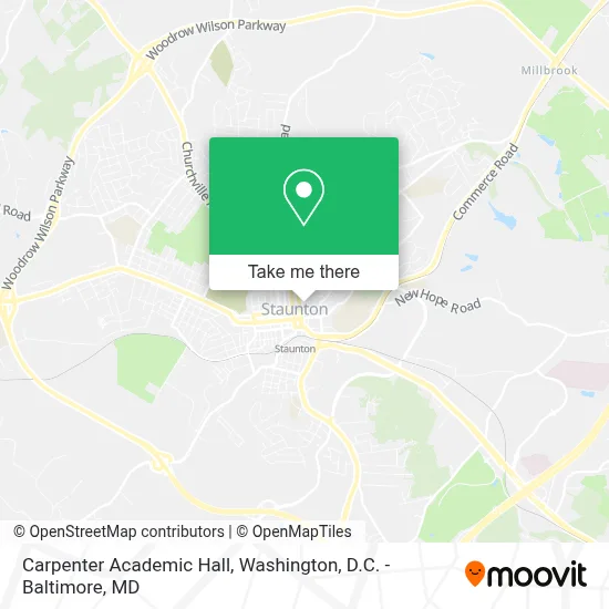 Carpenter Academic Hall map