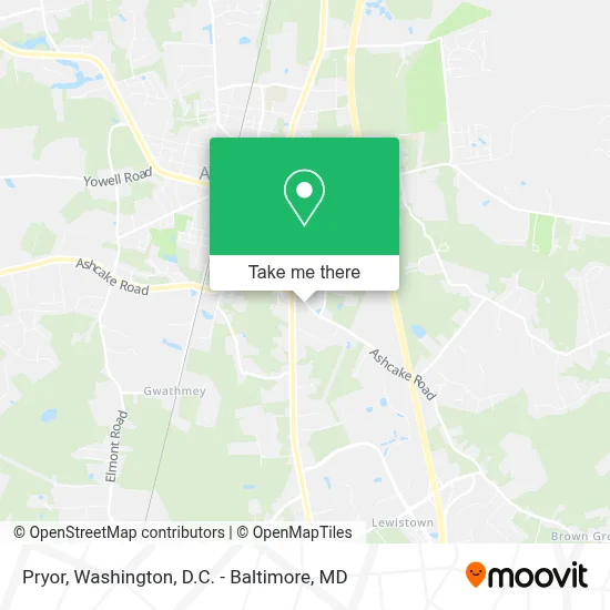 Pryor map