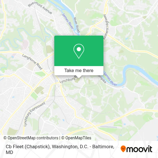 Cb Fleet (Chapstick) map