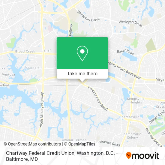Chartway Federal Credit Union map