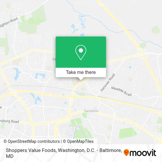 Shoppers Value Foods map