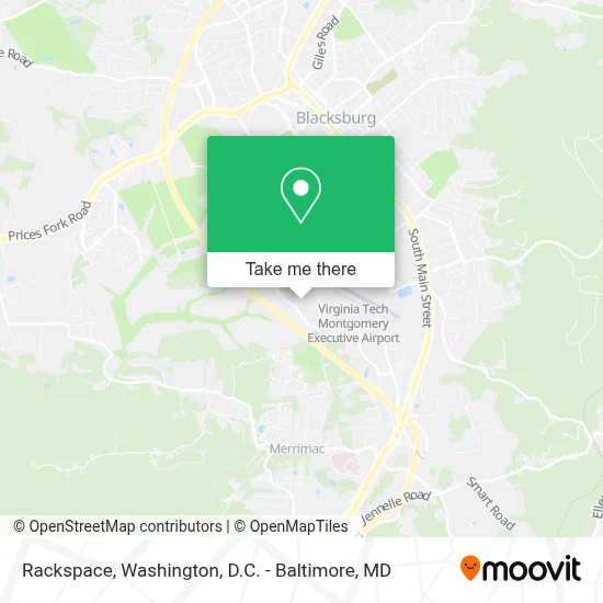 Rackspace map