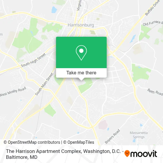 The Harrison Apartment Complex map