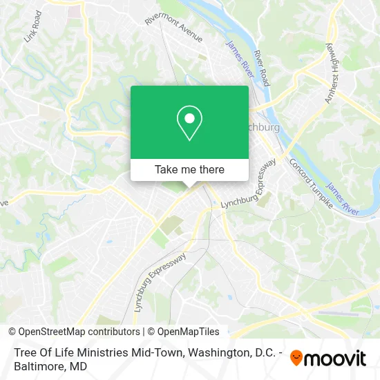 Tree Of Life Ministries Mid-Town map
