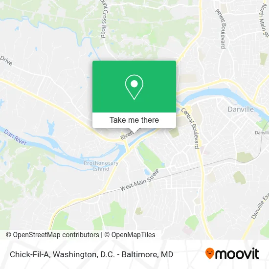 Chick-Fil-A map