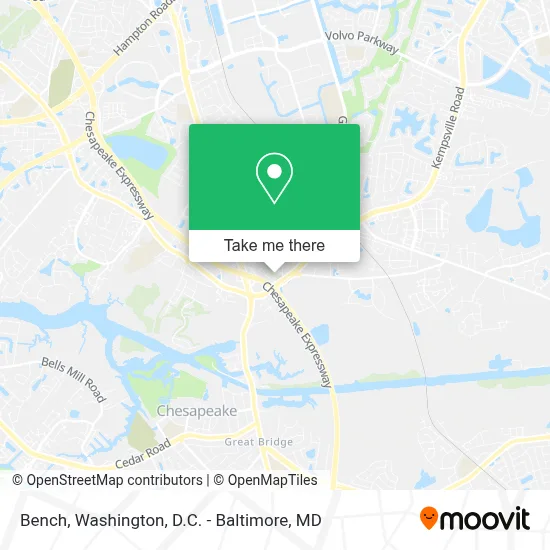 Bench map