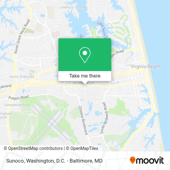 Sunoco map