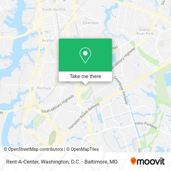 Rent-A-Center map