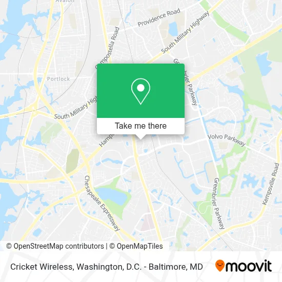 Cricket Wireless map