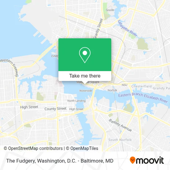 The Fudgery map