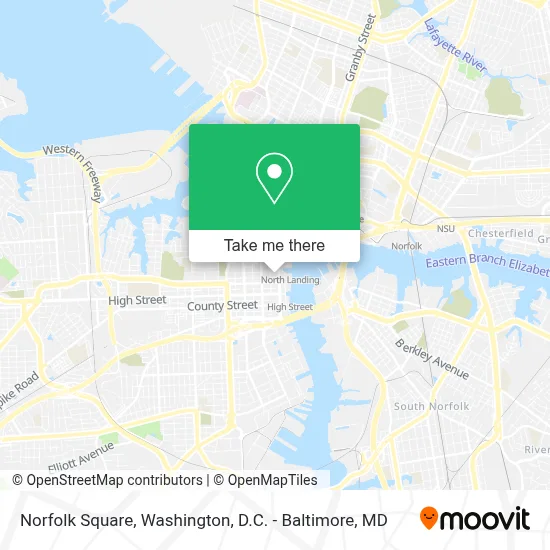 Norfolk Square map