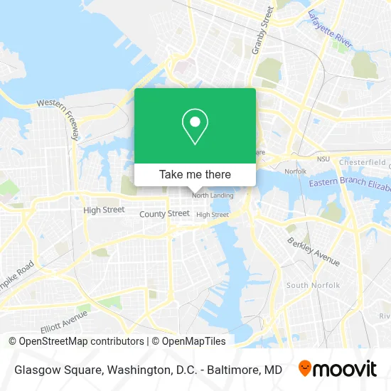 Glasgow Square map
