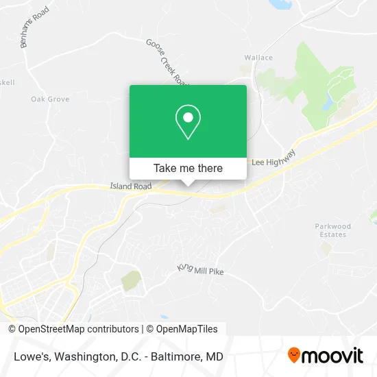 Lowe's map