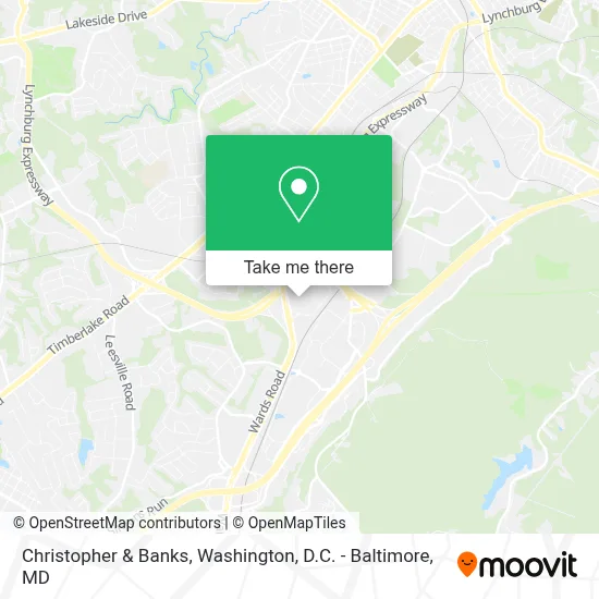 Christopher & Banks map