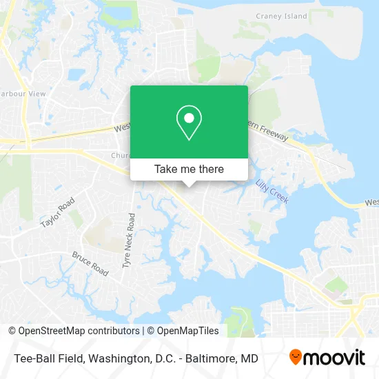 Tee-Ball Field map