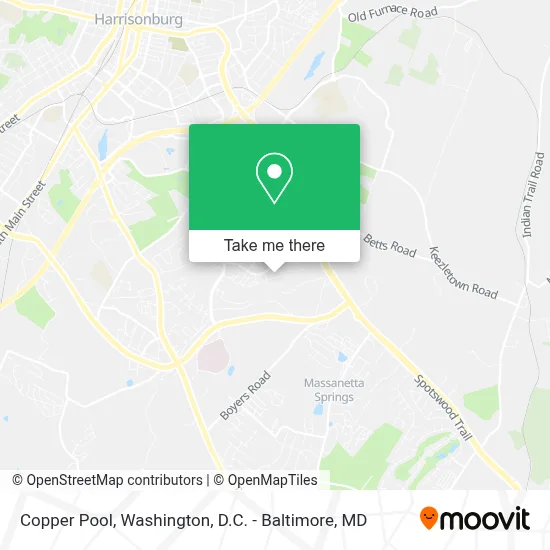 Copper Pool map