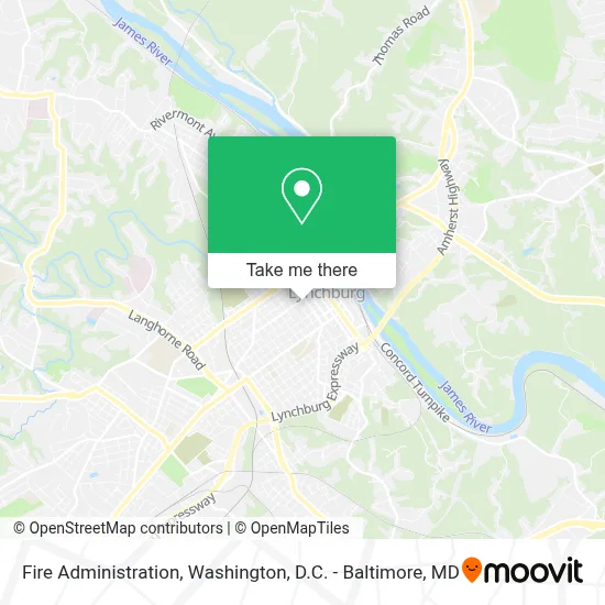 Fire Administration map