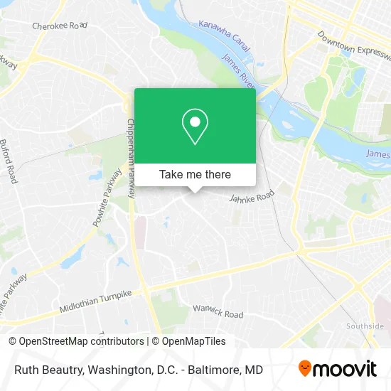Ruth Beautry map