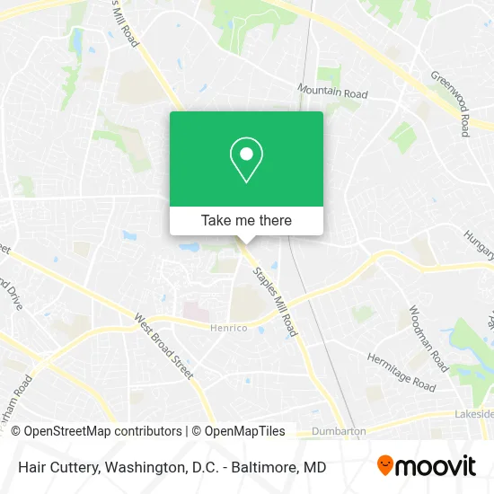 Hair Cuttery map