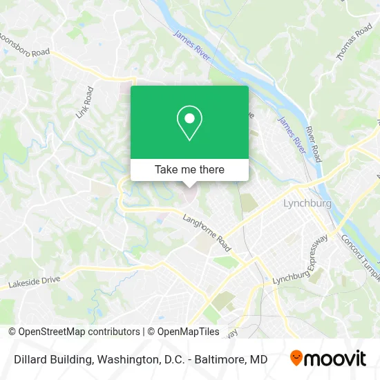 Dillard Building map